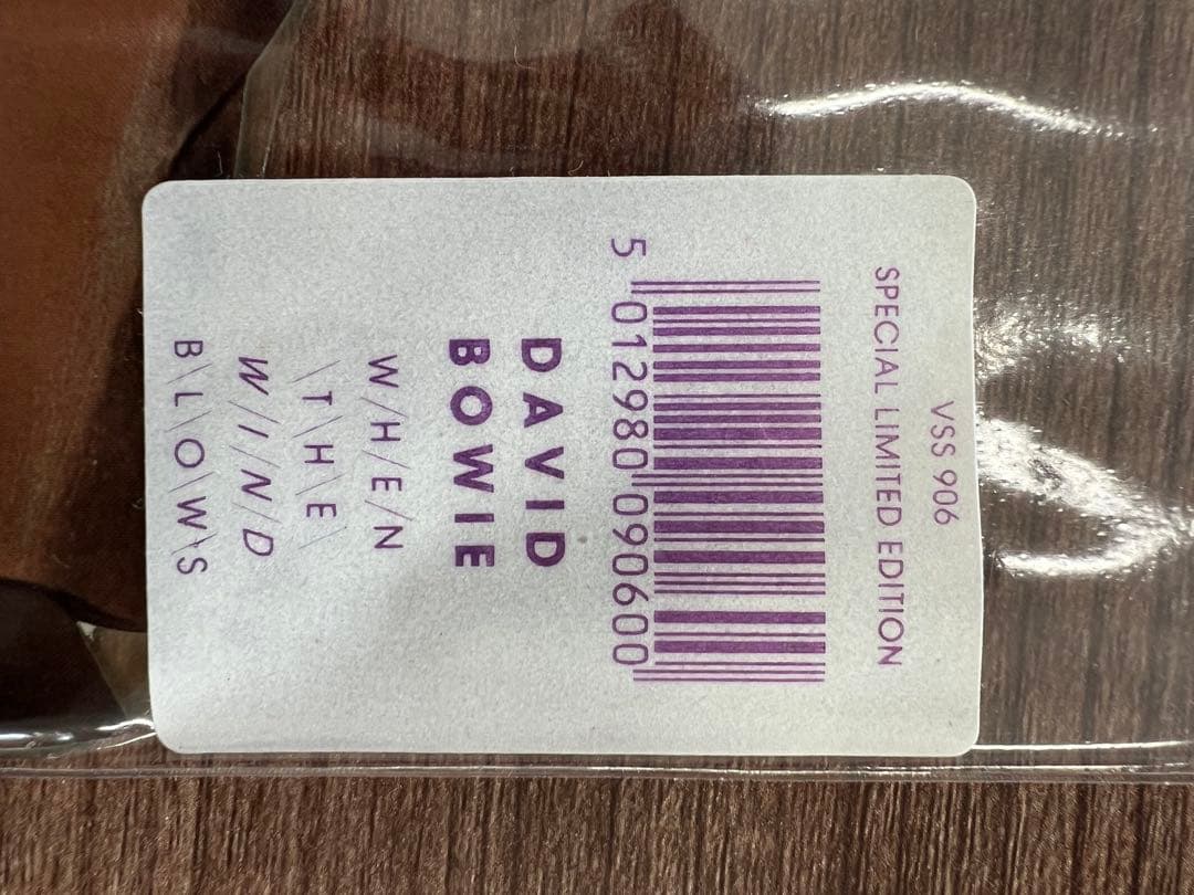 7インチアナログレコード　デヴィッド・ボウイ　風が吹くとき　中古　超レア
