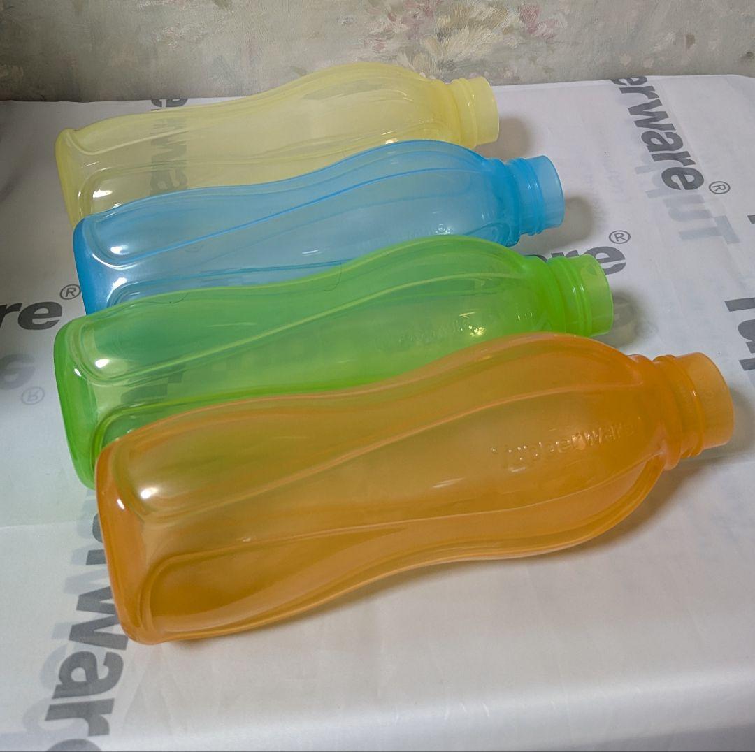ちびこです。未使用★タッパーウェア★エコボトル500ml４本