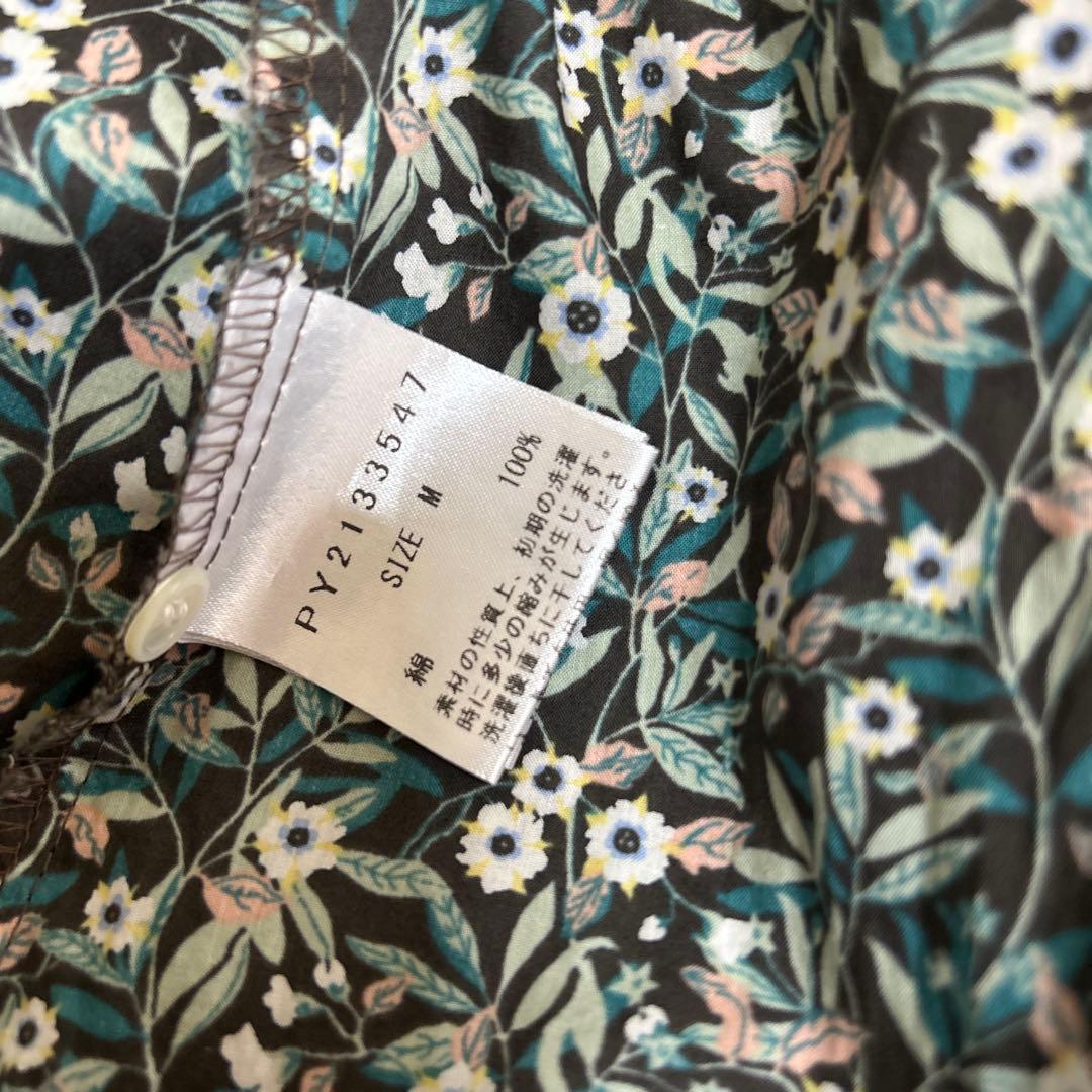 専用❗️merci リバティ　シャツワンピース
