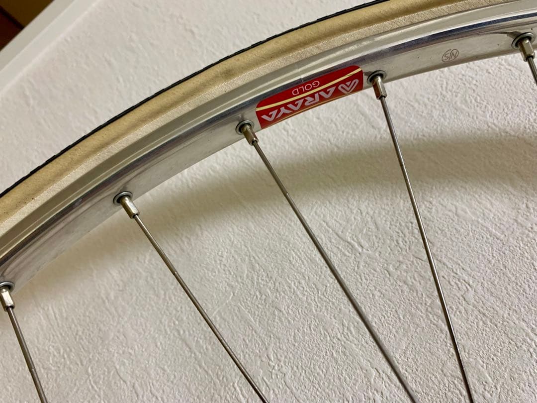 競輪ホイール　DURA-ACE ARAYA GOLD 完組ホイール 後輪