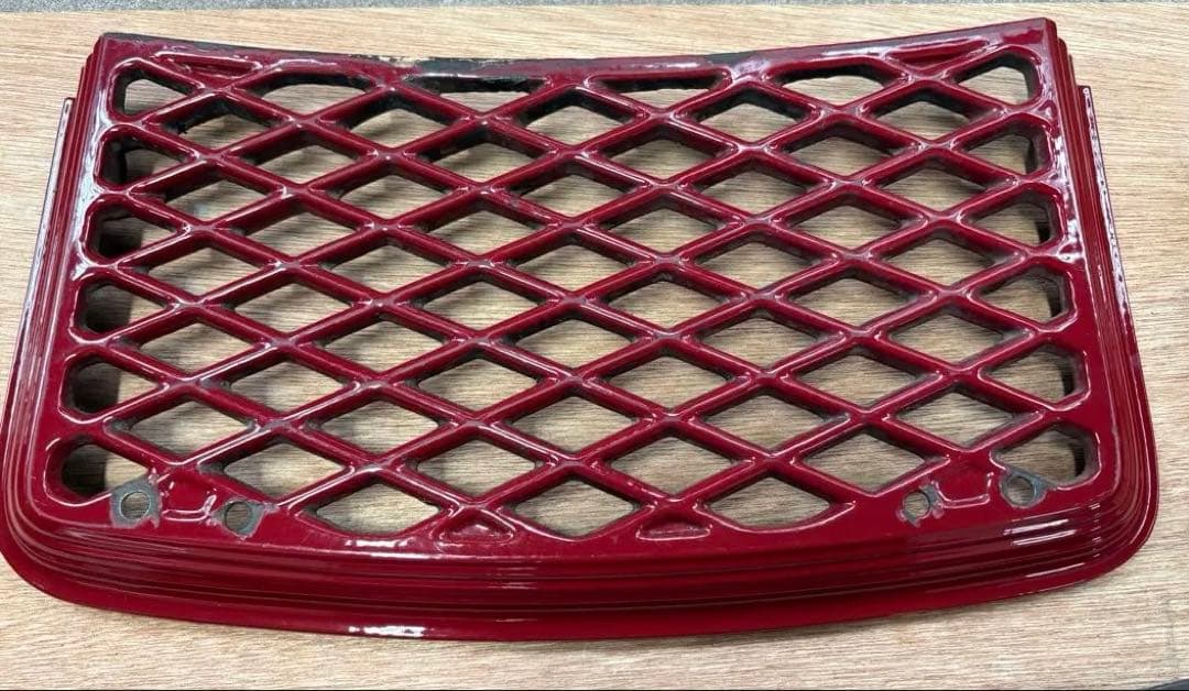 薪ストーブ用ウォーミングシェルフ ホーロー赤 バーモントキャスティングス 中古品
