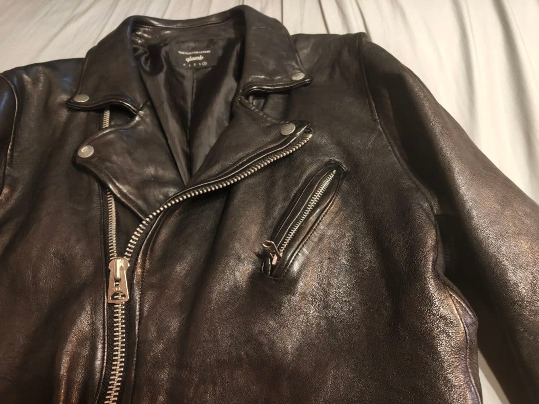 glamb Gazet riders 4(XL) 　ラムレザー　ライダース