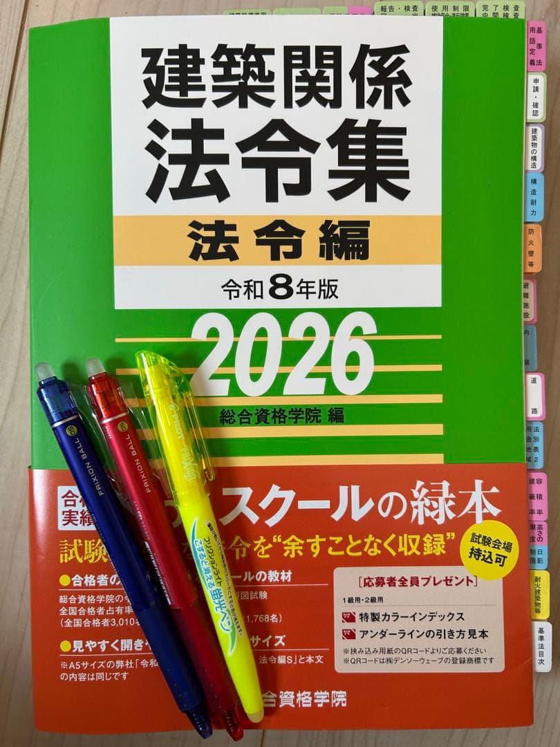 ★最安値★線引き済み★法令編 令和8年版 2026