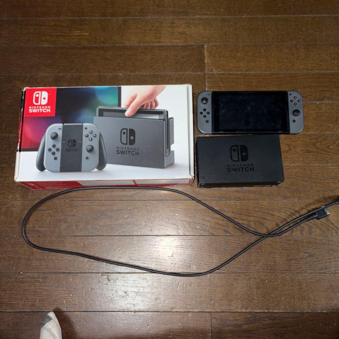 Nintendo Switch グレー 本体 ドック付き