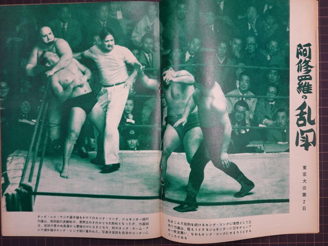 増刊プロレス 1955年（昭和30年） アジアの嵐 力道山