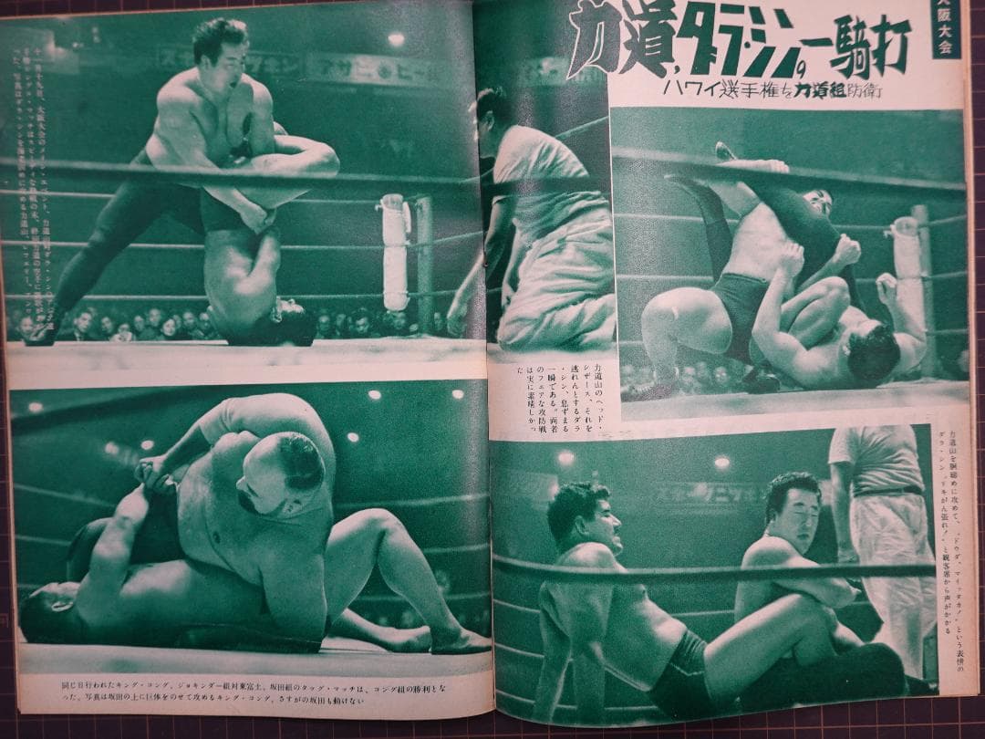 増刊プロレス 1955年（昭和30年） アジアの嵐 力道山