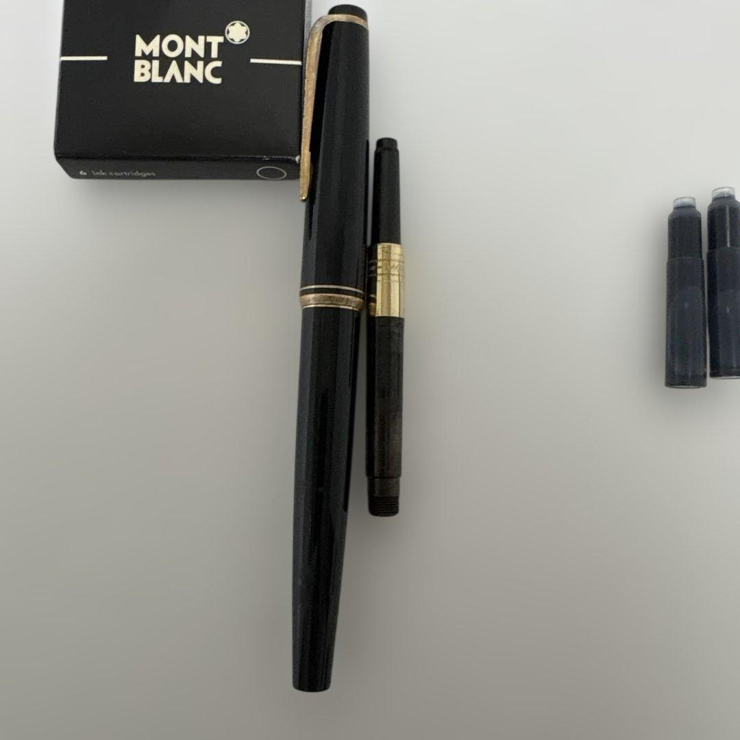 グ*ン様 MONT BLANC 585 14K 万年筆 黒 インクカートリッジ×