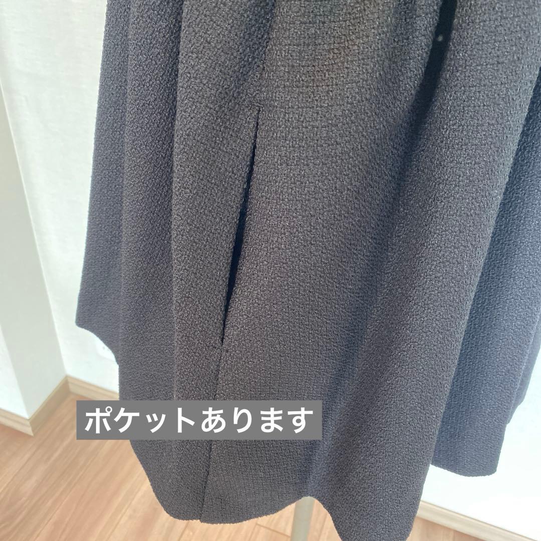【スー】BEARDSLEY ギャザー ジレ ブラック ベスト