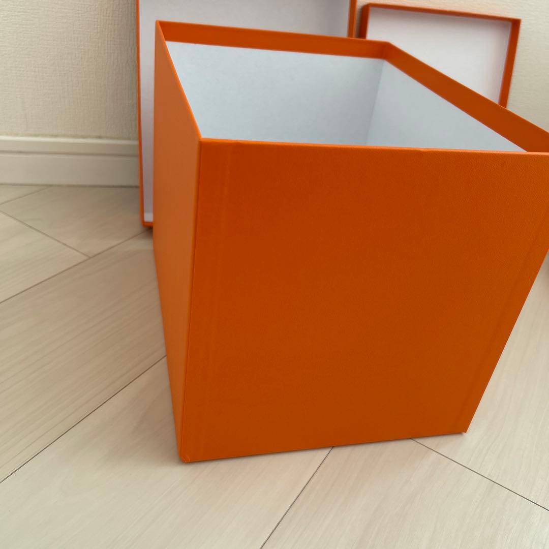 値下げ　エルメス　HERMES ピコタン18 PMオレンジボックス　おまけの箱付