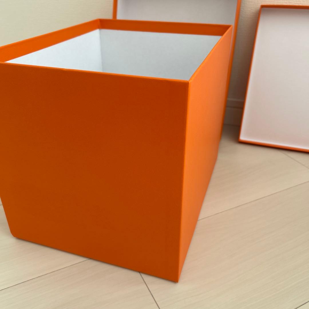 値下げ　エルメス　HERMES ピコタン18 PMオレンジボックス　おまけの箱付