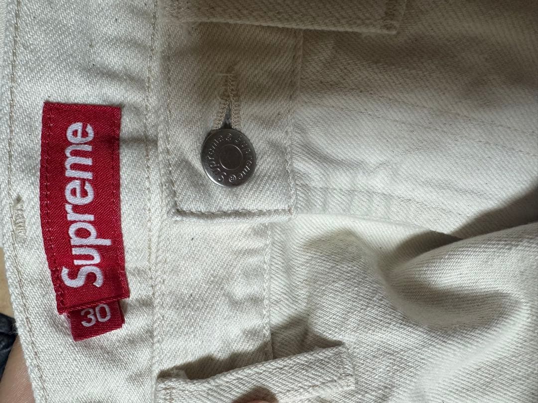 パンツ Supreme Baggy Selvedge Jean Natural 25FW