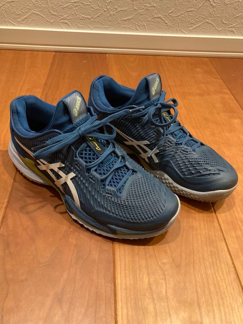 ASICS テニスシューズ ネイビー 26.5