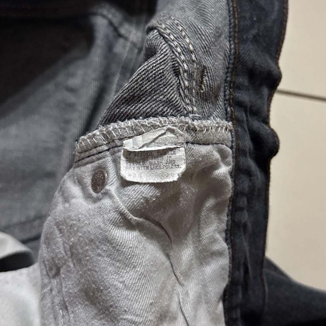 85年 Levi's 501-0658 先染めブラック USA製 W38L30