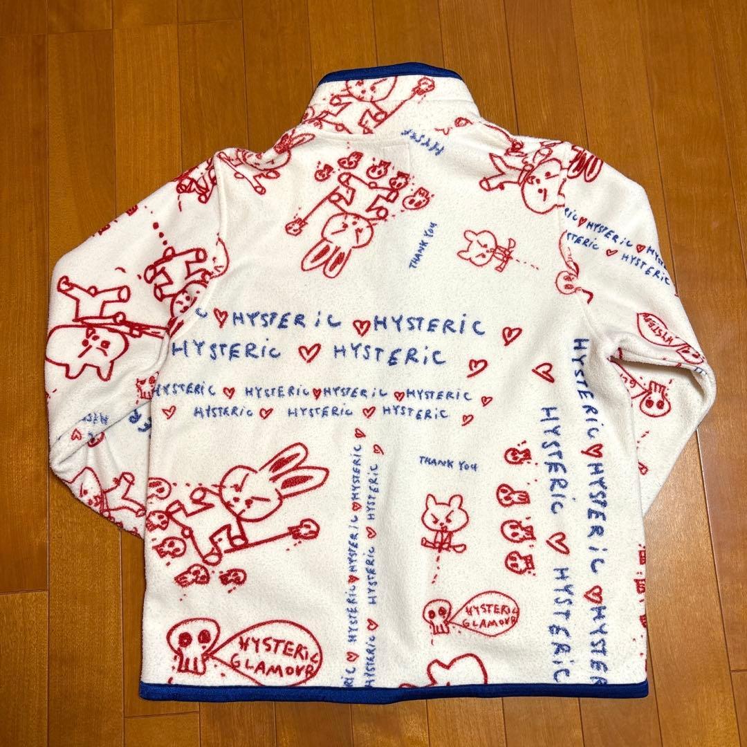 HYSTERiC GLAMOUR⚫︎ヒステリックグラマー⚫︎落書柄フリースジャケット