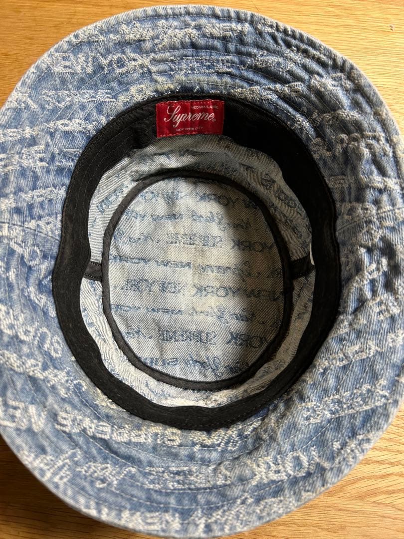 帽子 Supreme MultiType Jacquard Denim Crusher