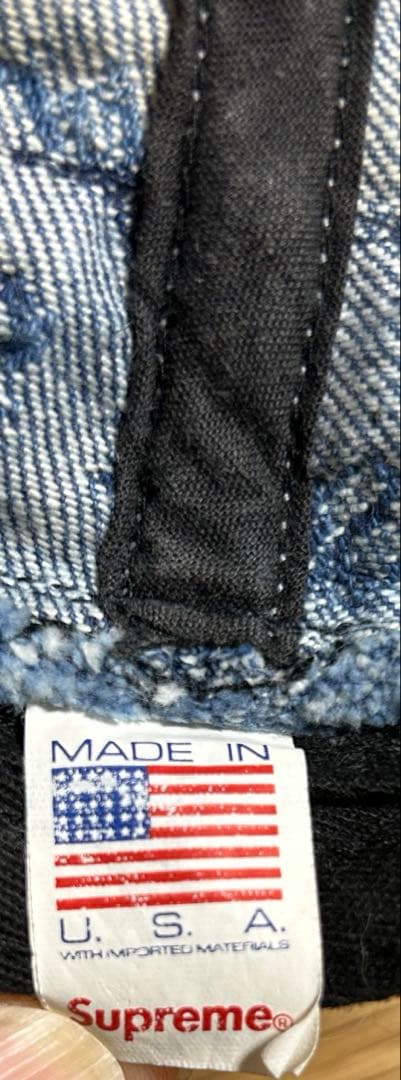 帽子 Supreme MultiType Jacquard Denim Crusher