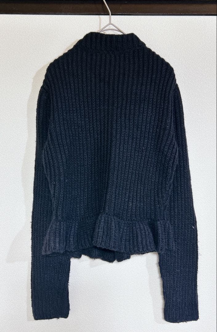 【美品】マークバイマークジェイコブス ナポレオン風 厚手ニットジャケット XS