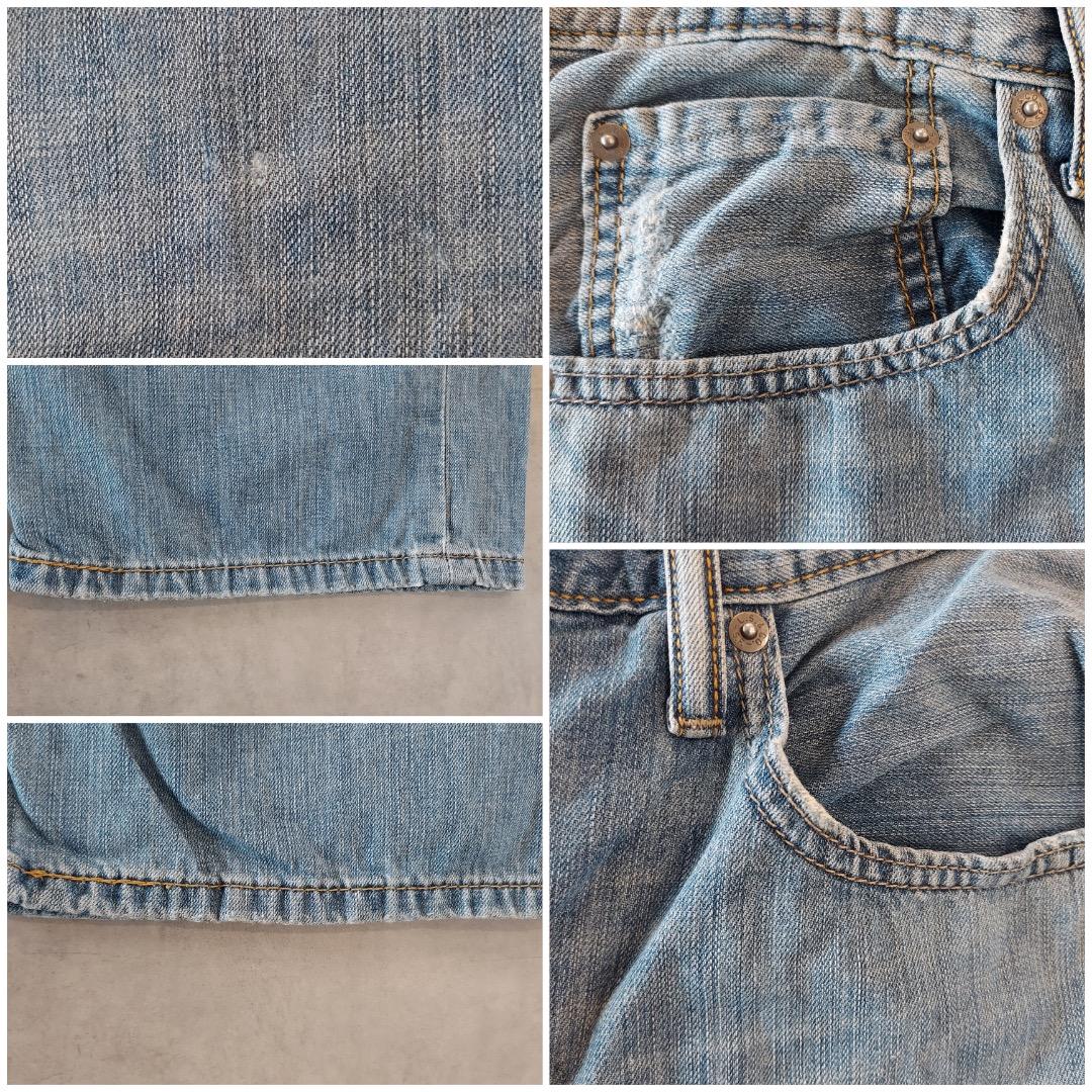 リーバイス569 Levis W32 ブルーデニム 青 ボトム 古着 19182