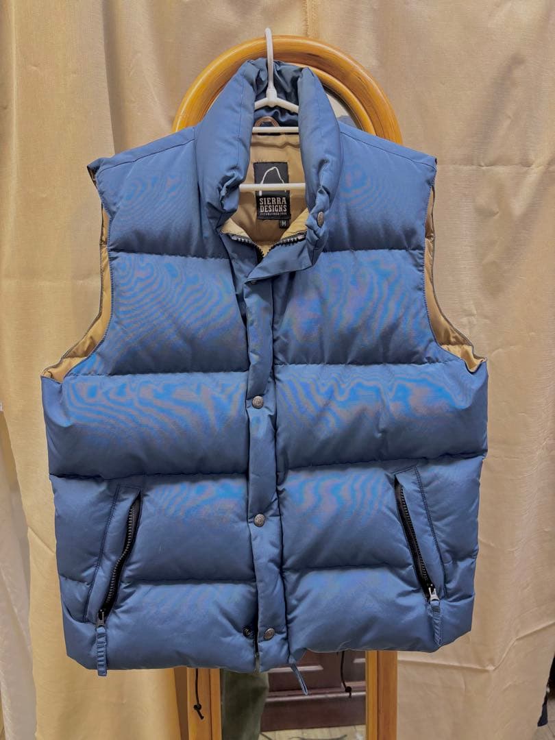 ビンテージSIERRA DESIGNS ダウンベスト M ブルー