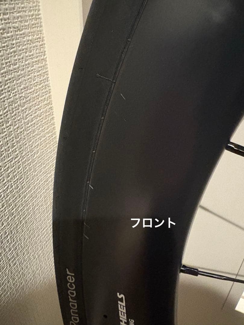 ELITEWHEELS エッジ白デカール　タイヤ付ディスク