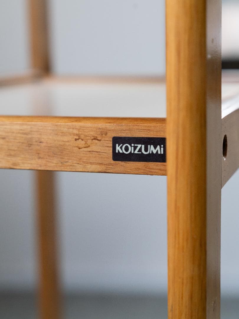 KOIZUMI vintage キャスター 木製ワゴン ミッドセンチュリー