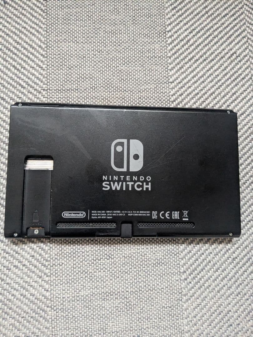 Nintendo Switch 本体とドッグ