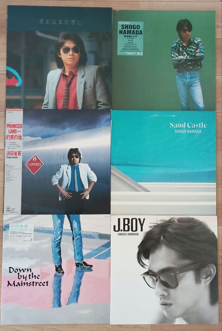 浜田省吾 レコード ６種セット