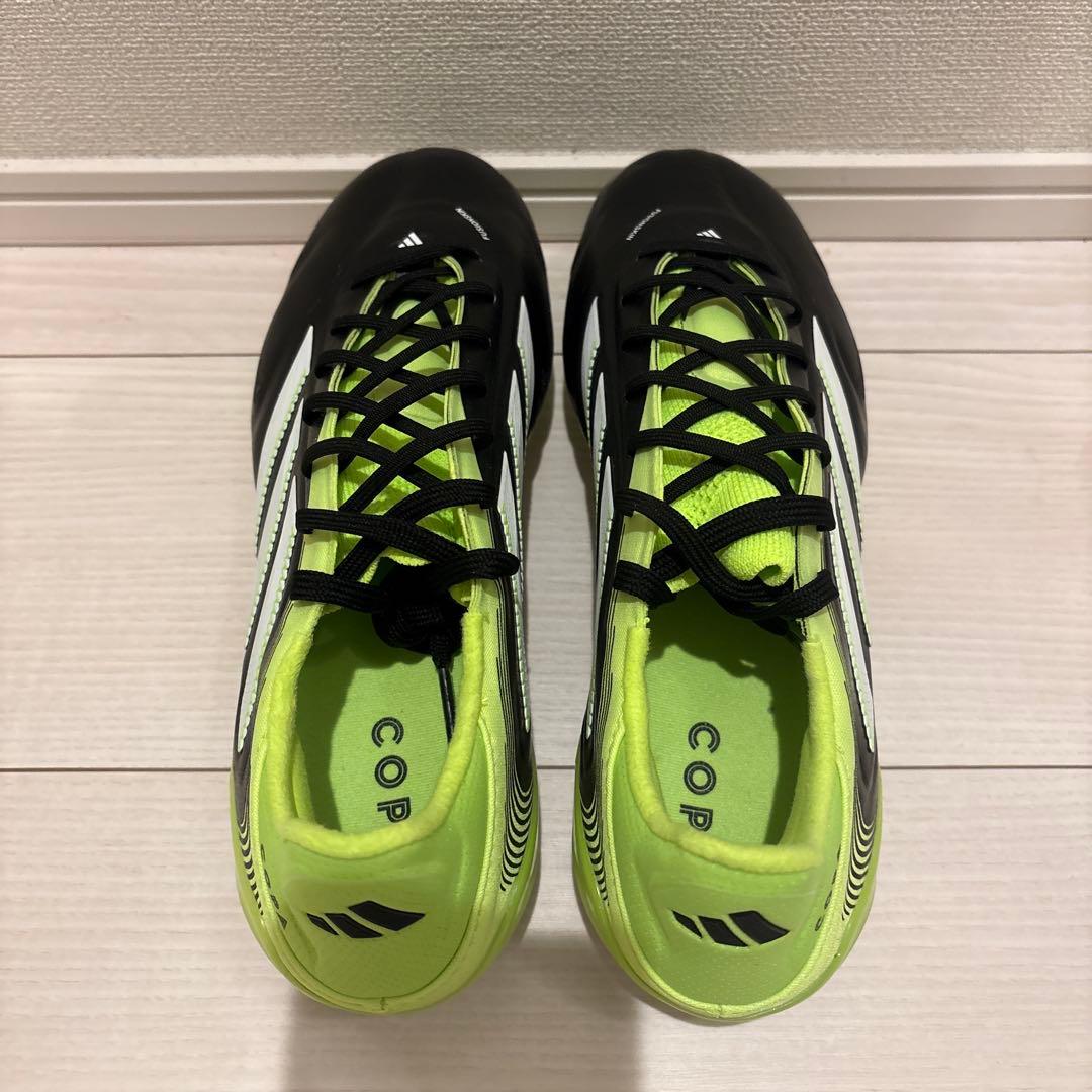 adidas COPA サッカーシューズ ブラック/ライム　25