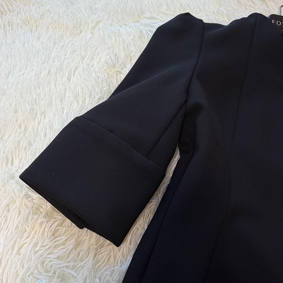 美品　アメリ　EDGE SHOULDER BONDING DRESS ワンピース