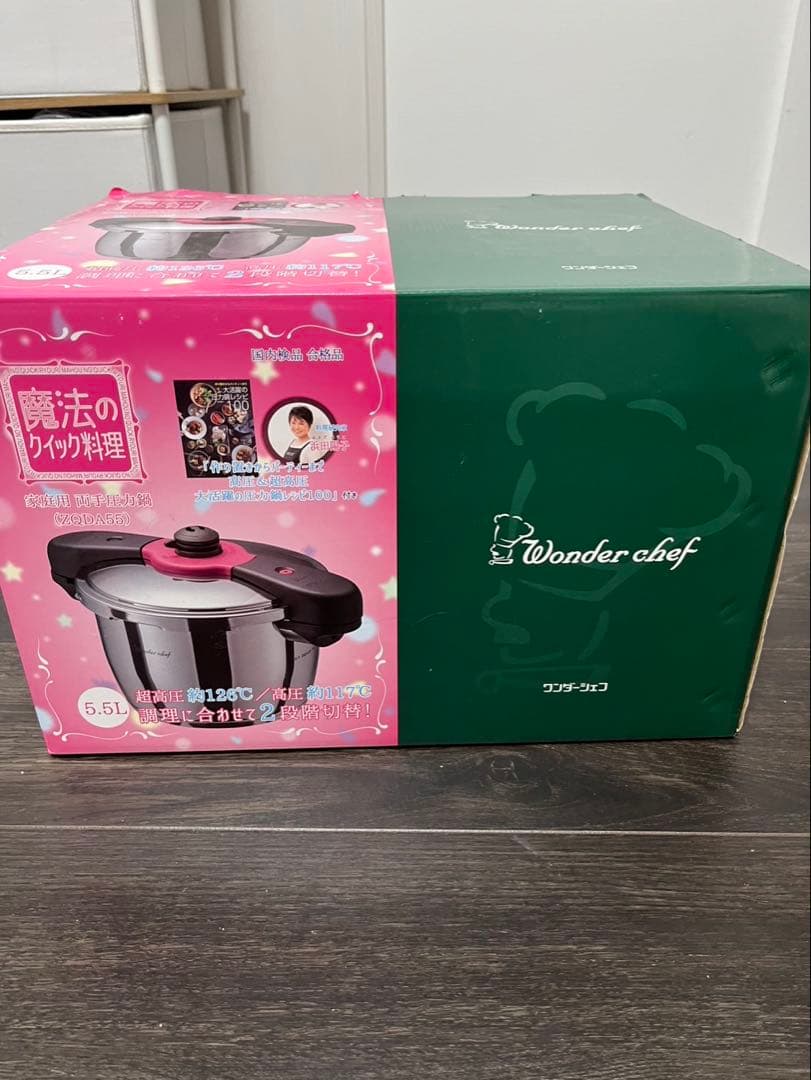 Wonder Chef 圧力鍋 5.5L レシピ本付き