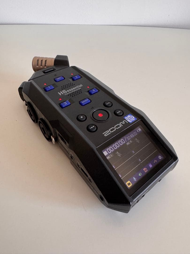 ZOOM H6 Essential ケース　micro SD 付き128GB付き