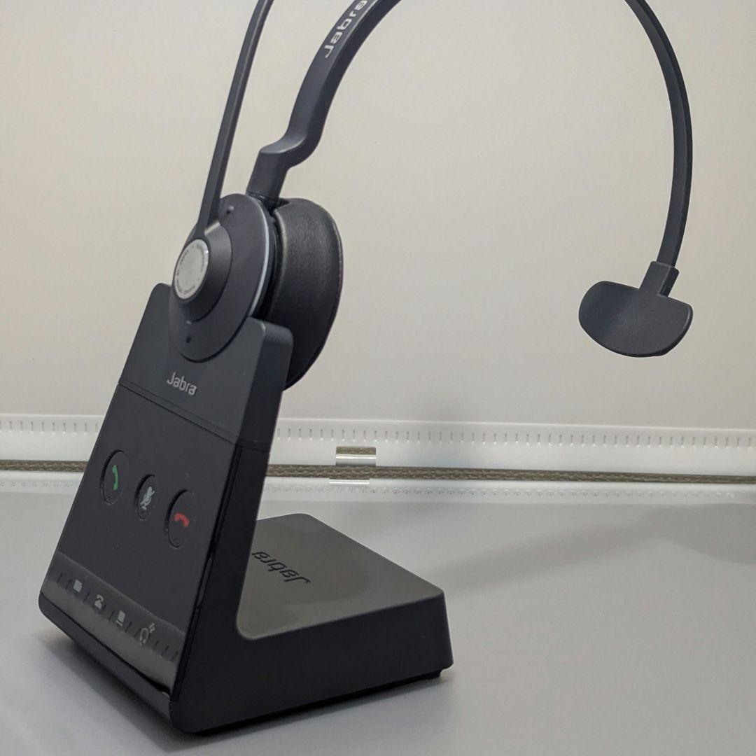 【付属品揃】Jabra Engage 65 Monoヘッドセットスタンド付