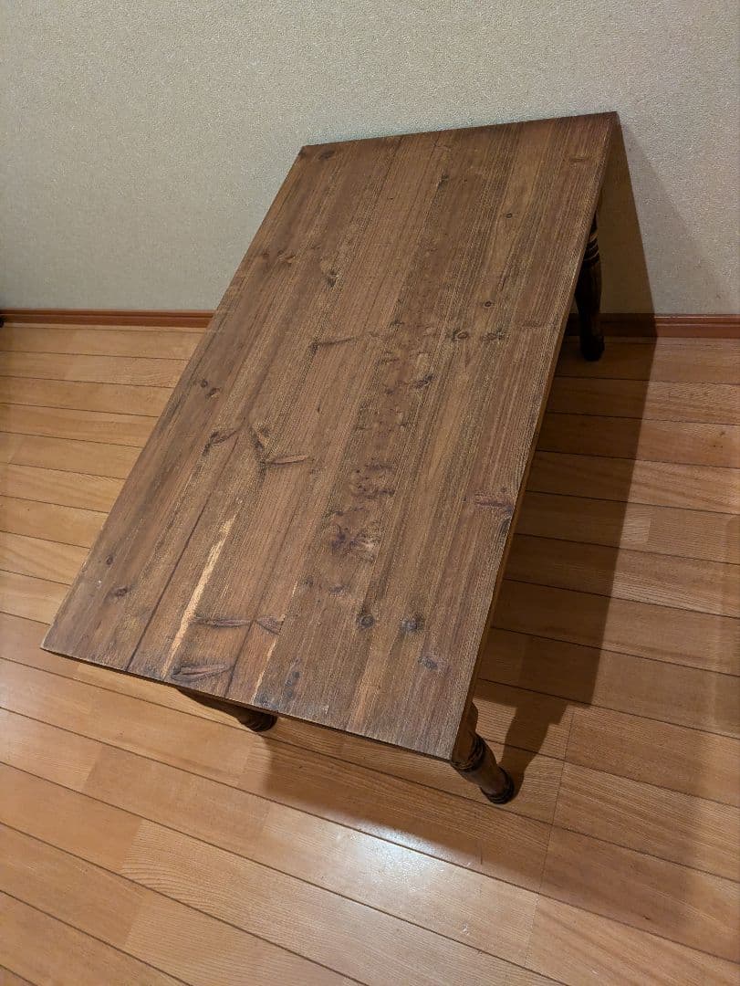 S*様 【説明書付き定価税込6600円】木製センターテーブル・ローテーブル（新品
