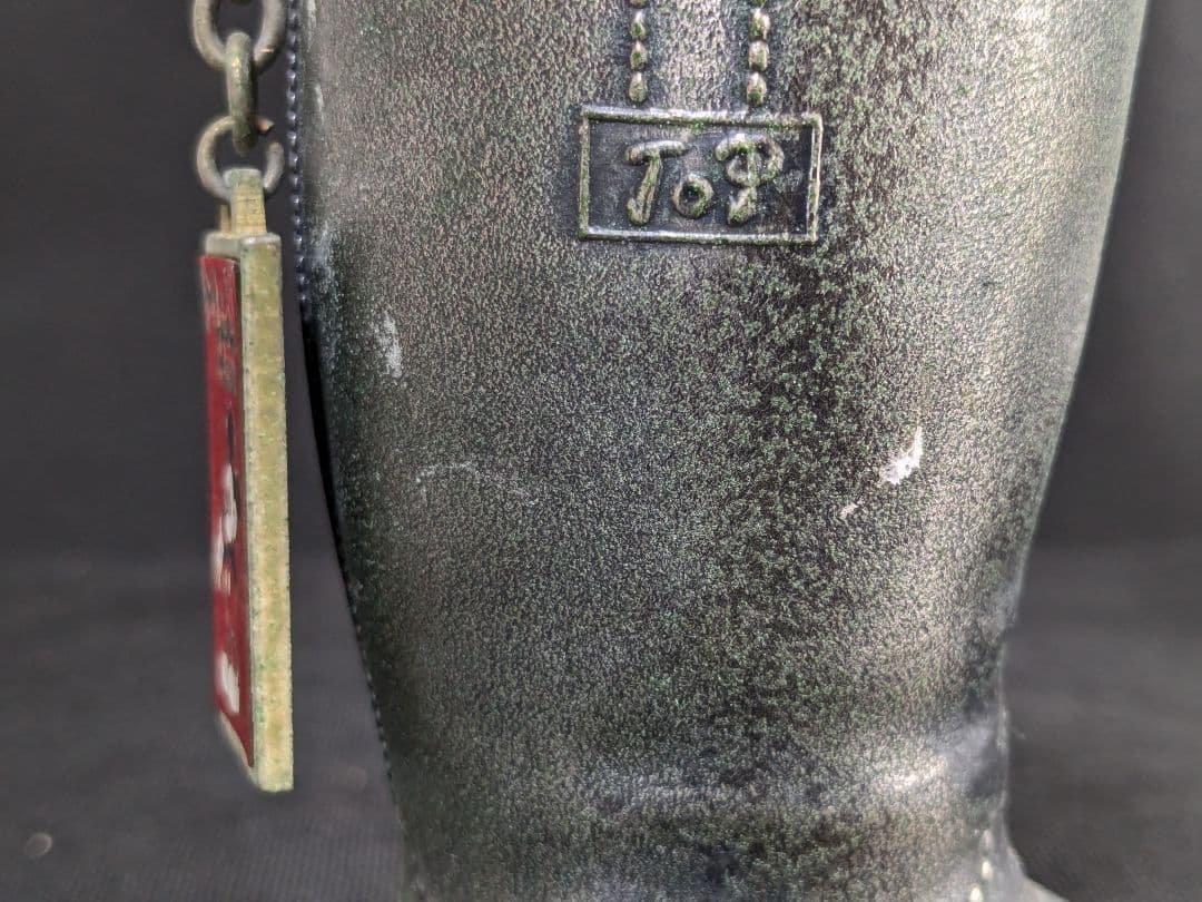 ミッキーマウス 金属 ブーツ オブジェ 置物 ヴィンテージ ディズニー