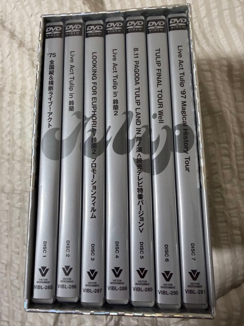 おまけ会報付きチューリップTULIP THE FILMS DVD BOX　７枚組