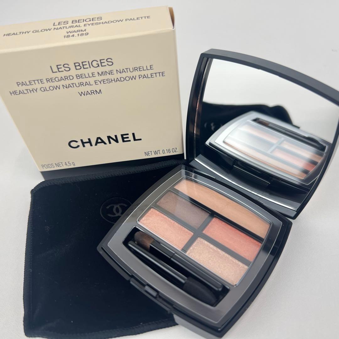 極美品　CHANEL シャネル　アイシャドウ　アイパレット　ウォーム　レベージュ