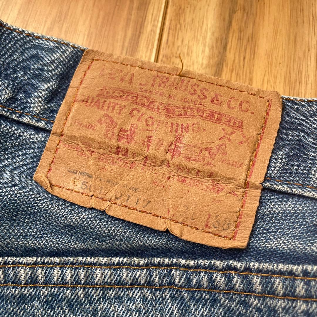80s Levi's 501 リーバイス501 赤耳 ストレートデニム USA製