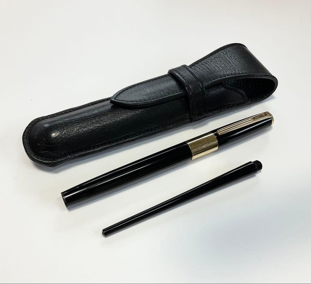 PILOT パイロット デスクペン 14K Posting 本革ケース付