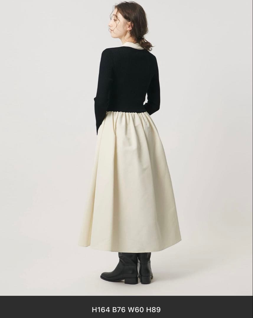 フィット ＆ フレア ポロワンピース　UNITED ARROWS