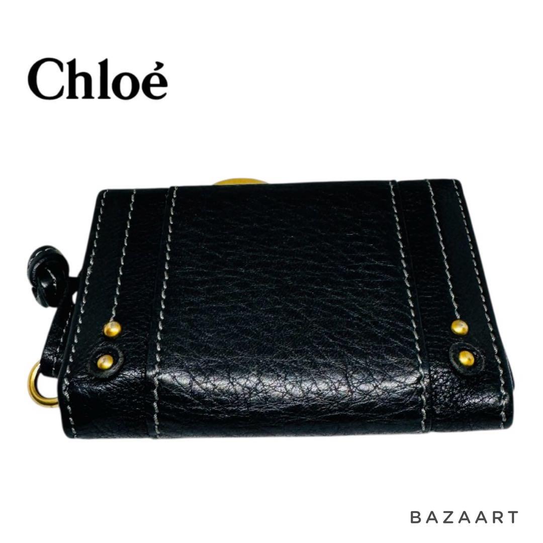 Chloé クロエ パディントン レザー6連キーケース 黒 ブラック 箱付き