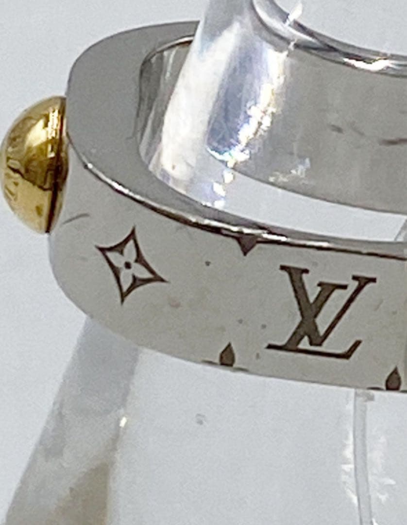 LOUIS VUITTON 指輪 M00217 シルバー LE0126 袋 #M