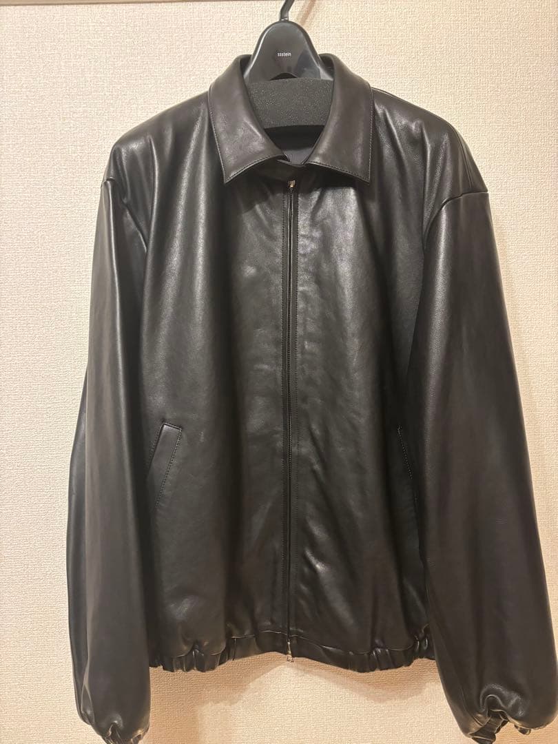 ジャケット・アウター sssteinLAMBSLEATHERLIGHTZIPJACKET 2026SS