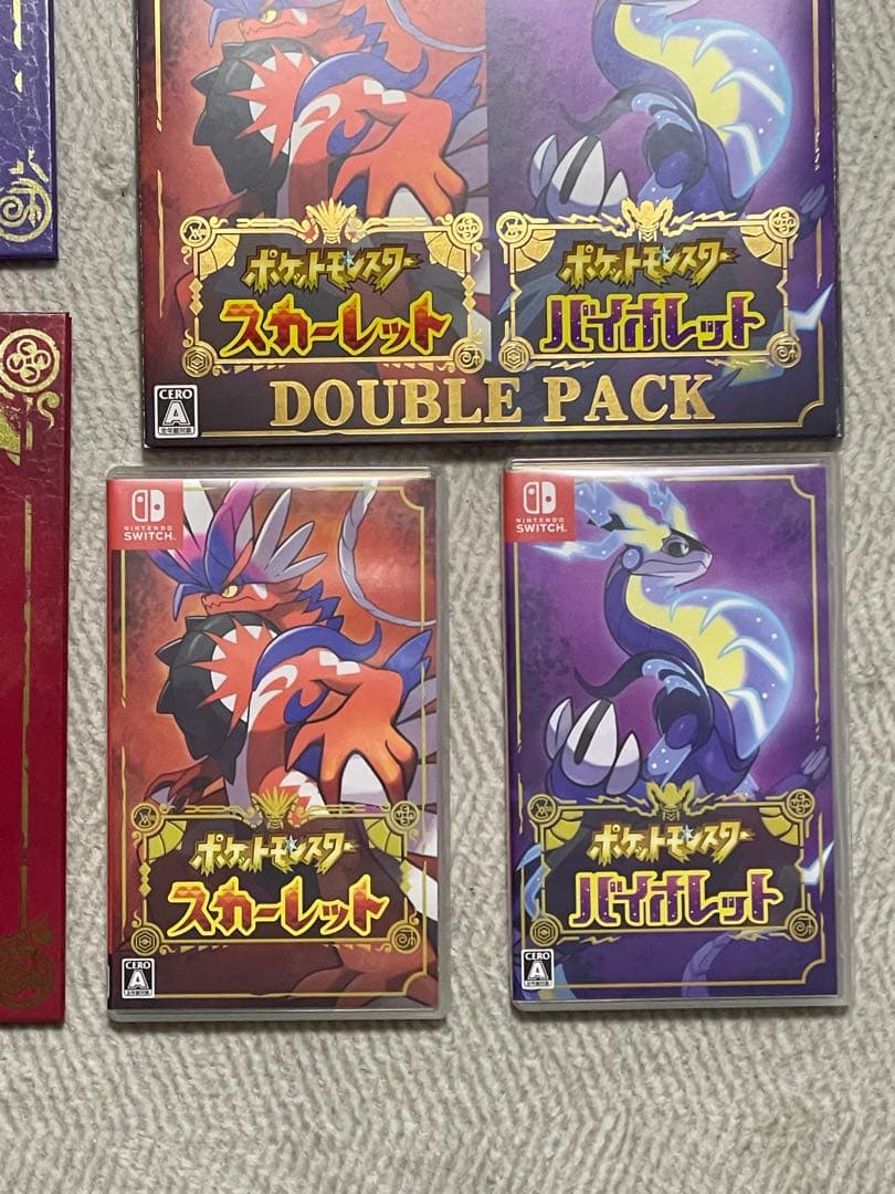 ポケットモンスター　スカーレット　バイオレット　ソフト、カード