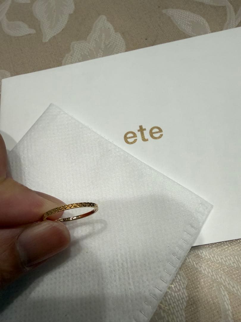 ete リング　クレール（K10）ゴールド　5号