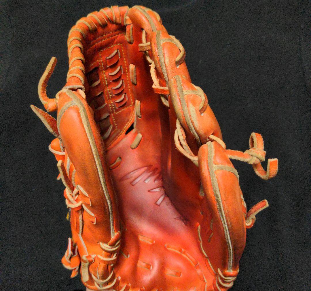 K*O様 ミズノプロ5DNAテクノロジーグローブ投手用硬式用　カラーオレンジ