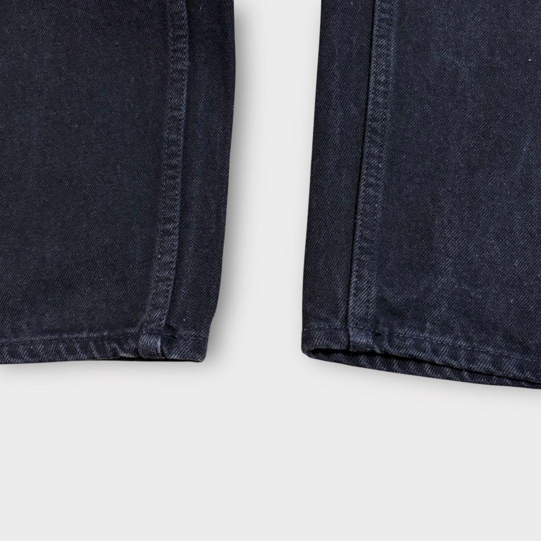 希少サイズ！USA製Levi's 550 HUSKYハスキーブラックデニム後染め