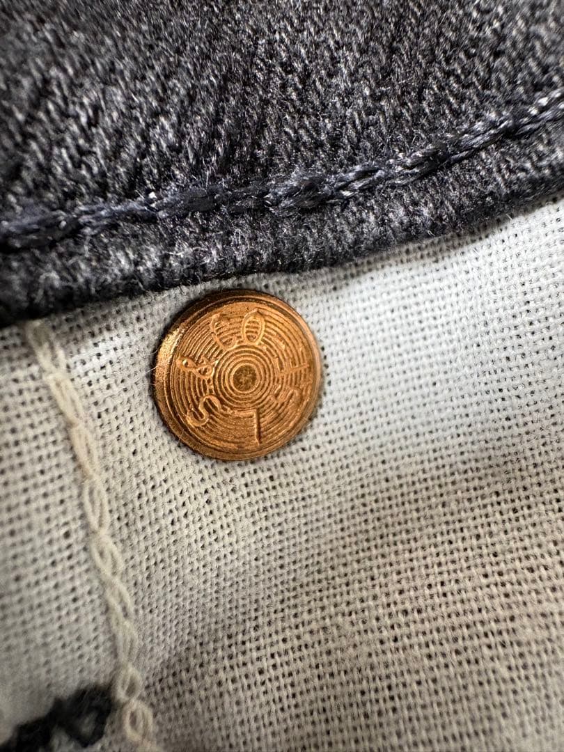 希少サイズ！USA製Levi's 550 HUSKYハスキーブラックデニム後染め