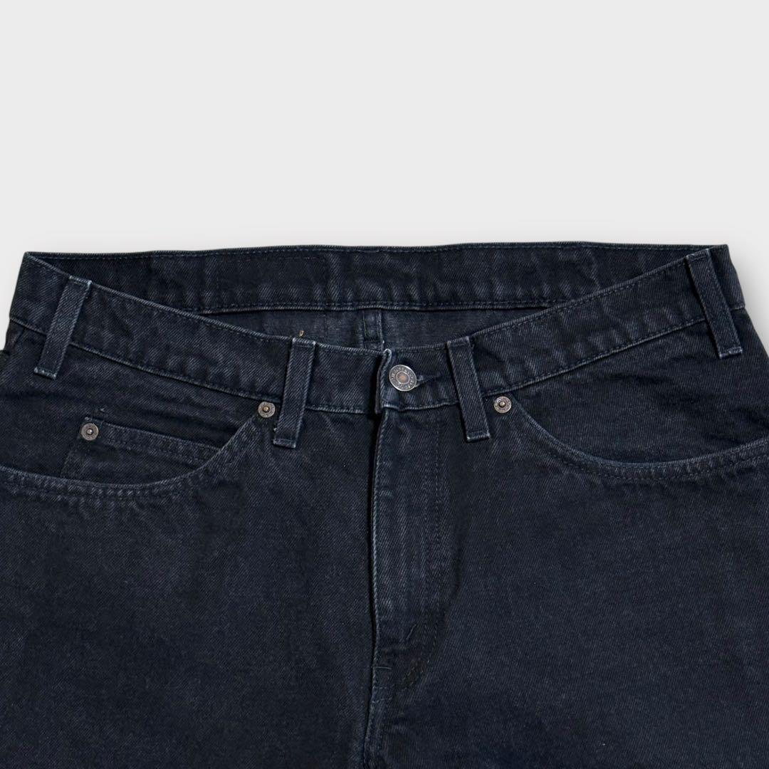 希少サイズ！USA製Levi's 550 HUSKYハスキーブラックデニム後染め