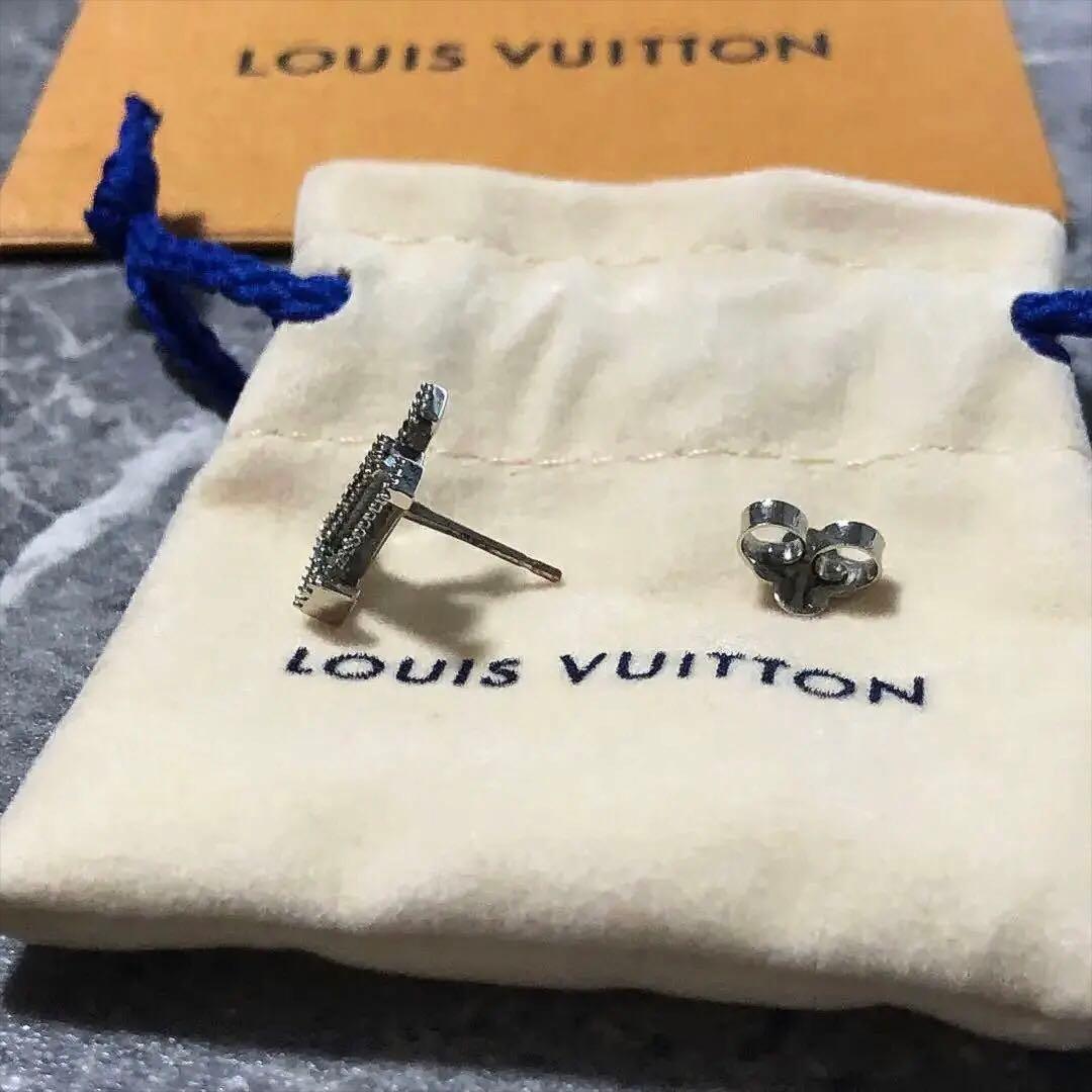 LOUIS VUITTON ヴィトン アイコニック ストラス ピアス　片耳