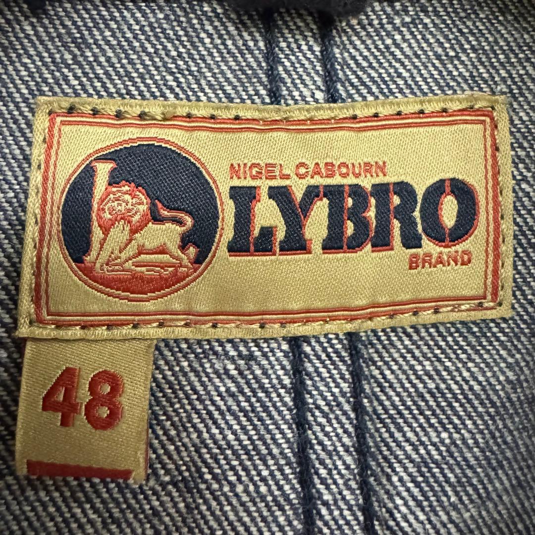 Nigel Cabourn LYBROフォアマンジャケット48デニムコート